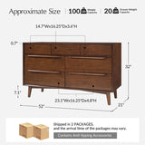 Ileanna Mid-century Modern 7-Drawer Dresser