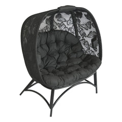 Cozy Pumpkin Loveseat in Butterfly Black