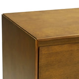 Apollone Mid-Century 6-Drawer Dresser with Solid Wood Legs