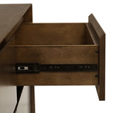 Apollone Mid-Century 6-Drawer Dresser with Solid Wood Legs