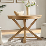 Israel Traditional Extendable Round Dining Table