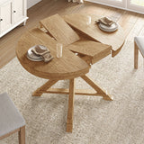 Israel Traditional Extendable Round Dining Table