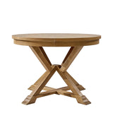 Israel Traditional Extendable Round Dining Table