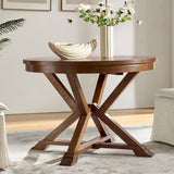 Israel Traditional Extendable Round Dining Table