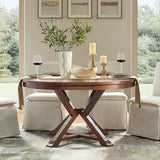 Israel Traditional Extendable Round Dining Table