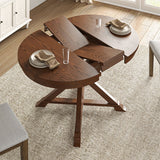 Israel Traditional Extendable Round Dining Table