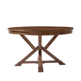 Israel Traditional Extendable Round Dining Table
