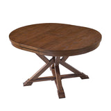 Israel Traditional Extendable Round Dining Table
