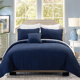 Camilo Microfiber 4 Piece Quilt Set