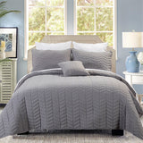 Camilo Microfiber 4 Piece Quilt Set
