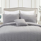 Camilo Microfiber 4 Piece Quilt Set