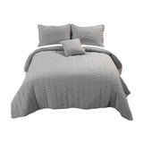 Camilo Microfiber 4 Piece Quilt Set