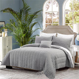 Camilo Microfiber 4 Piece Quilt Set