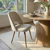 Dwen & Edwin 46" Modern Round Dining Table Set for 4 (5-Piece)