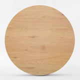 Dwen & Nice 46" Round Rattan & Beige Dining Set for 4 (5-Piece)