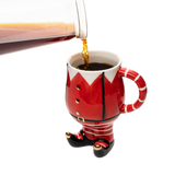 Christmas Santa's Elf Mug - Hand Painted - 14 oz 6
