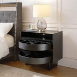 Dan 28" Tall Modern Style Nightstand with Built-In Outlets(Optional Types)