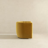 Delaney Gold Velvet Swivel Chair