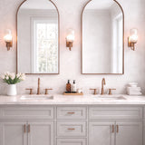 Dewdrop Wall Lamp - Bronze and Clear