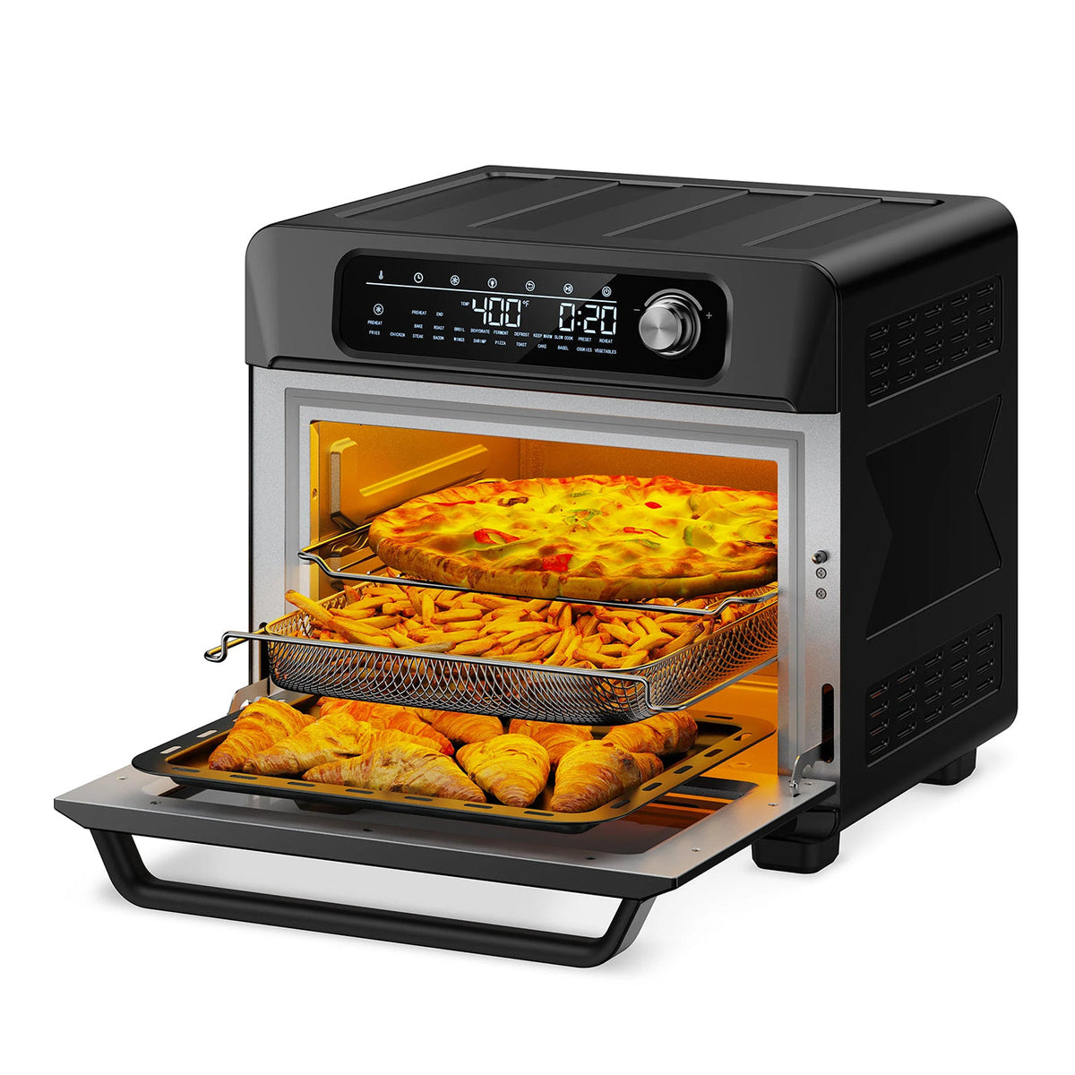 Paris Rhône Digital Air Fryer Oven AF006, Combo 26QT For 12" Pizza