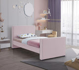 Dillard Velvet Upholstered Bed – Contemporary Elegance with Dark Espresso Legs for Stylish Bedrooms