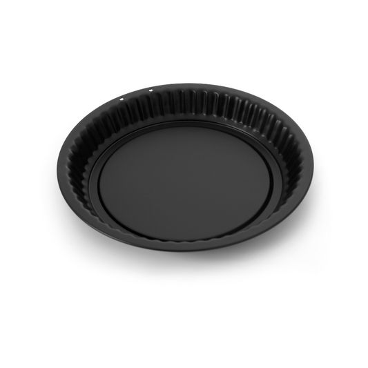 Mauviel M'PASSION Black Steel Nonstick Tart Mold, 9.4-In