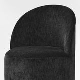 Doris Rolling Upholstered Dining Chair With Castors (Set of 2)