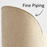 Doris Rolling Upholstered Dining Chair With Castors (1-Piece)