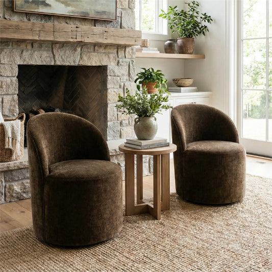 Doris Modern Small Accent Chair (Set of 2)