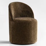 Doris Rolling Upholstered Dining Chair With Castors (1-Piece)