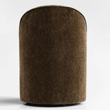 Doris Rolling Upholstered Dining Chair With Castors (Set of 2)