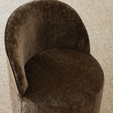 Doris Rolling Upholstered Dining Chair With Castors (Set of 4)