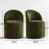 Doris Modern Small Accent Chair (Set of 2)