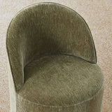 Doris Rolling Upholstered Dining Chair With Castors (Set of 4)