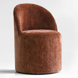 Doris Rolling Upholstered Dining Chair With Castors (Set of 2)