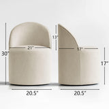 Doris Modern Small Accent Chair (Set of 2)