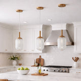 Dover Pendant Lamp - Bronze and Clear