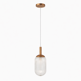 Dover Pendant Lamp - Bronze and Clear