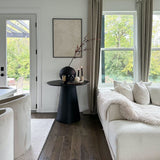 Dwen 35" Modern Round Pedestal Dining Table