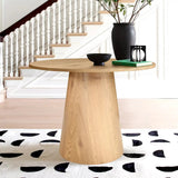 Dwen & Edwin 35" Modern Round Dining Table Set for 2 (3-Piece)