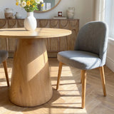 Dwen & Havana 35" Modern Round Dining Table Set for 2 (3-Piece)