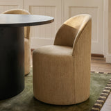 Dwen & Doris 79" Black Oval Dining Table Set for 6 (7-Piece)