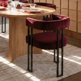 Dwen & Mia 79" Oval Dining Table Set for 6 (7-Piece)