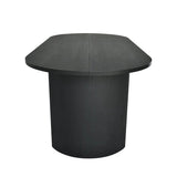 Dwen 79" Modern Large Oval Dining Table