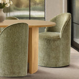 Dwen & Doris 79" Natural Oval Dining Table Set for 6 (7-Piece)