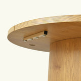 Dwen 79" Modern Large Oval Dining Table