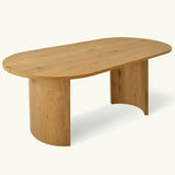 Dwen & Nice 79" Oval Dining Table Set for 6 (7-Piece)