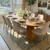 Dwen 47"-65"-83" Extendable Oval Dining Table – 3-in-1 Design