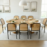 Dwen 47"-65"-83" Extendable Oval Dining Table – 3-in-1 Design