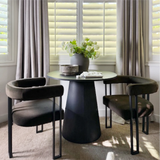 Mia Velvet Dining Chair with Arms (Set of 8)